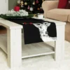 Bieżnik świąteczny czarny 35x140 Rudolf