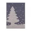 Ścierka świąteczna kuchenna niebieska 50x70 Christmas Stars