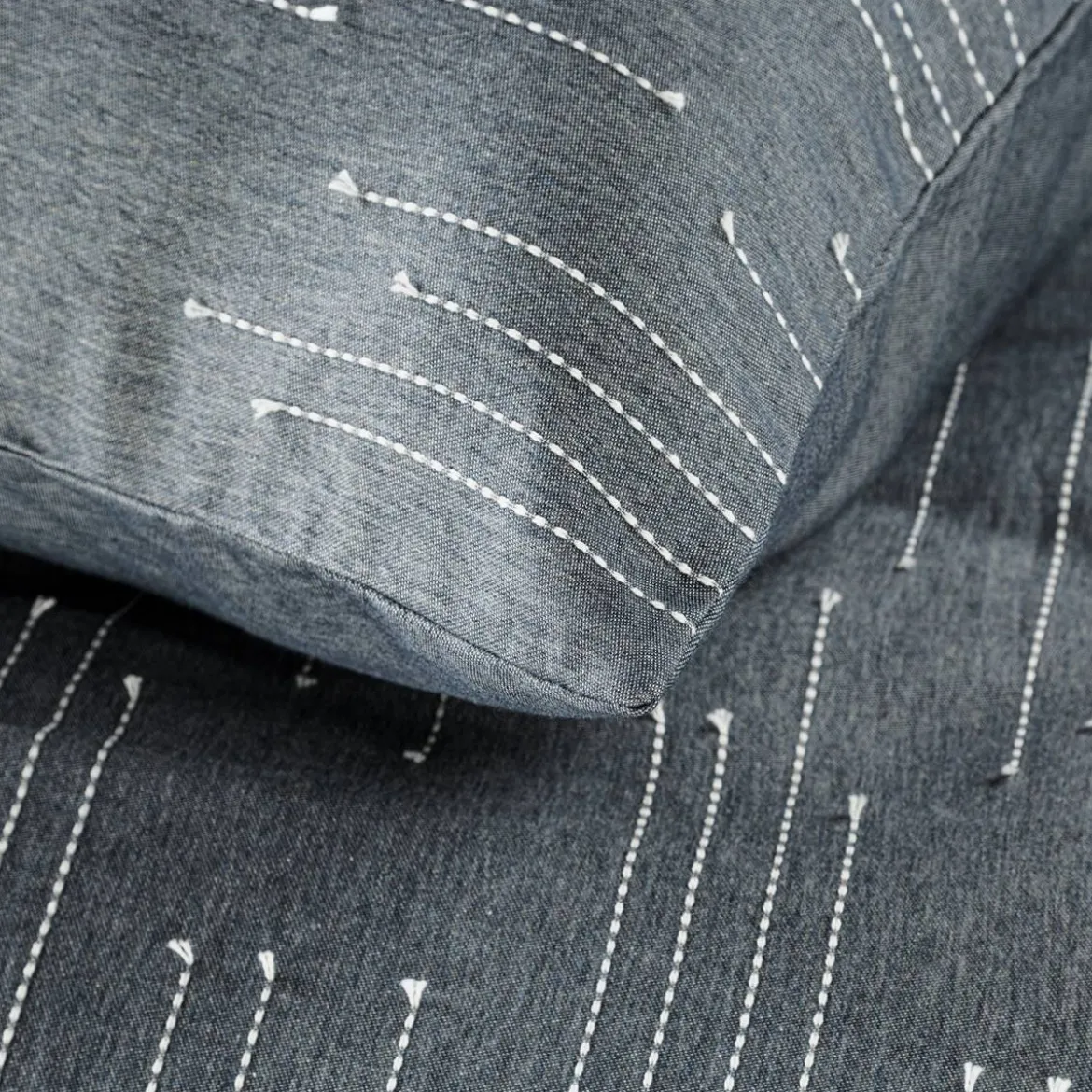 Ekskluzywna pościel Terra Collection jeans 160x200 Palermo