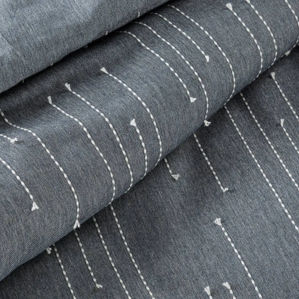 Ekskluzywna pościel Terra Collection jeans 160x200 Palermo