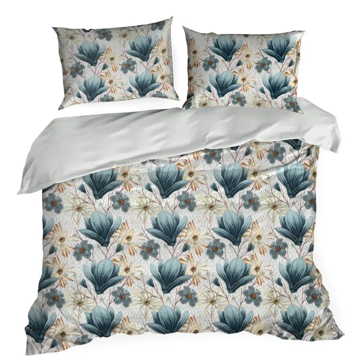 Ekskluzywna pościel Terra Collection w kwiaty 160x200 Montenegro