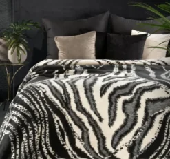 Koc akrylowy 150x200 Zebra