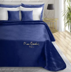 Koc 220x240 granatowy Pierre Cardin