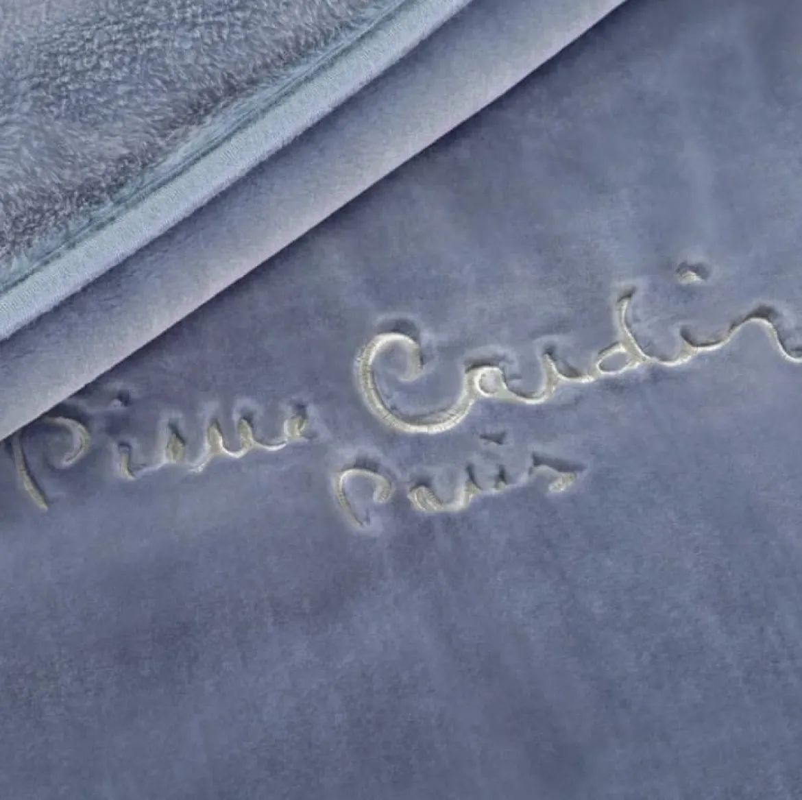 Koc 220x240 niebieski Pierre Cardin