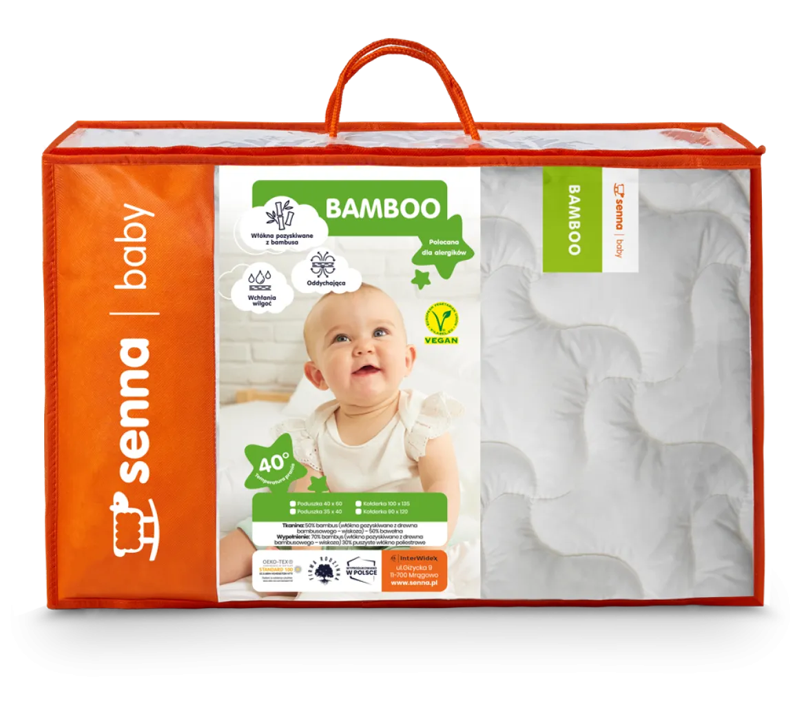 Komplet dziecięcy 100x135 + 40x60 Bamboo