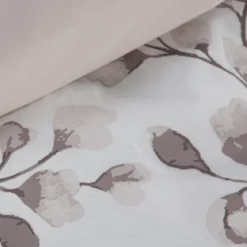 Komplet pościeli bawełnianej Sara 140x200 biało beżowej