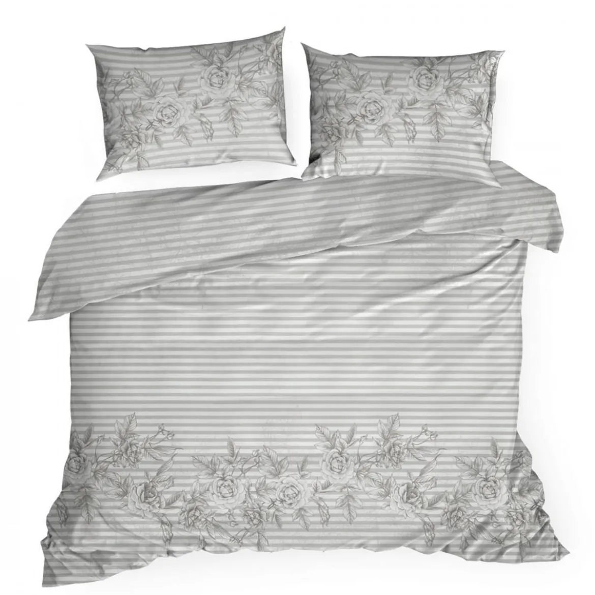 Komplet pościeli bawełnianej w róże 220x200 Sara