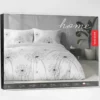 Komplet pościeli Home Satin z satyny bawełnianej 160x200 delikatne dmuchawce