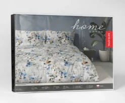 Komplet pościeli Home Satin z satyny bawełnianej 160x200 w akwarelowe kwiaty