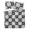 Komplet pościeli Home Satin z satyny bawełnianej 180x200 w romby
