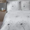Komplet pościeli Home Satin z satyny bawełnianej 220x200 delikatne dmuchawce