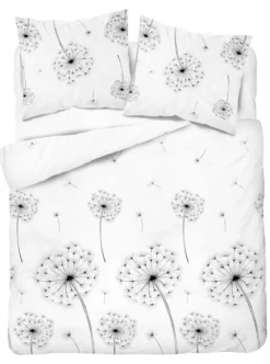 Komplet pościeli Home Satin z satyny bawełnianej 220x200 delikatne dmuchawce