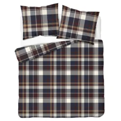 Komplet pościeli Home Satin z satyny bawełnianej 220x200 klasyczna krata