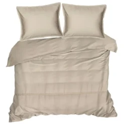 Komplet pościeli Premium z koronką 160x200 w kolorze beżowym