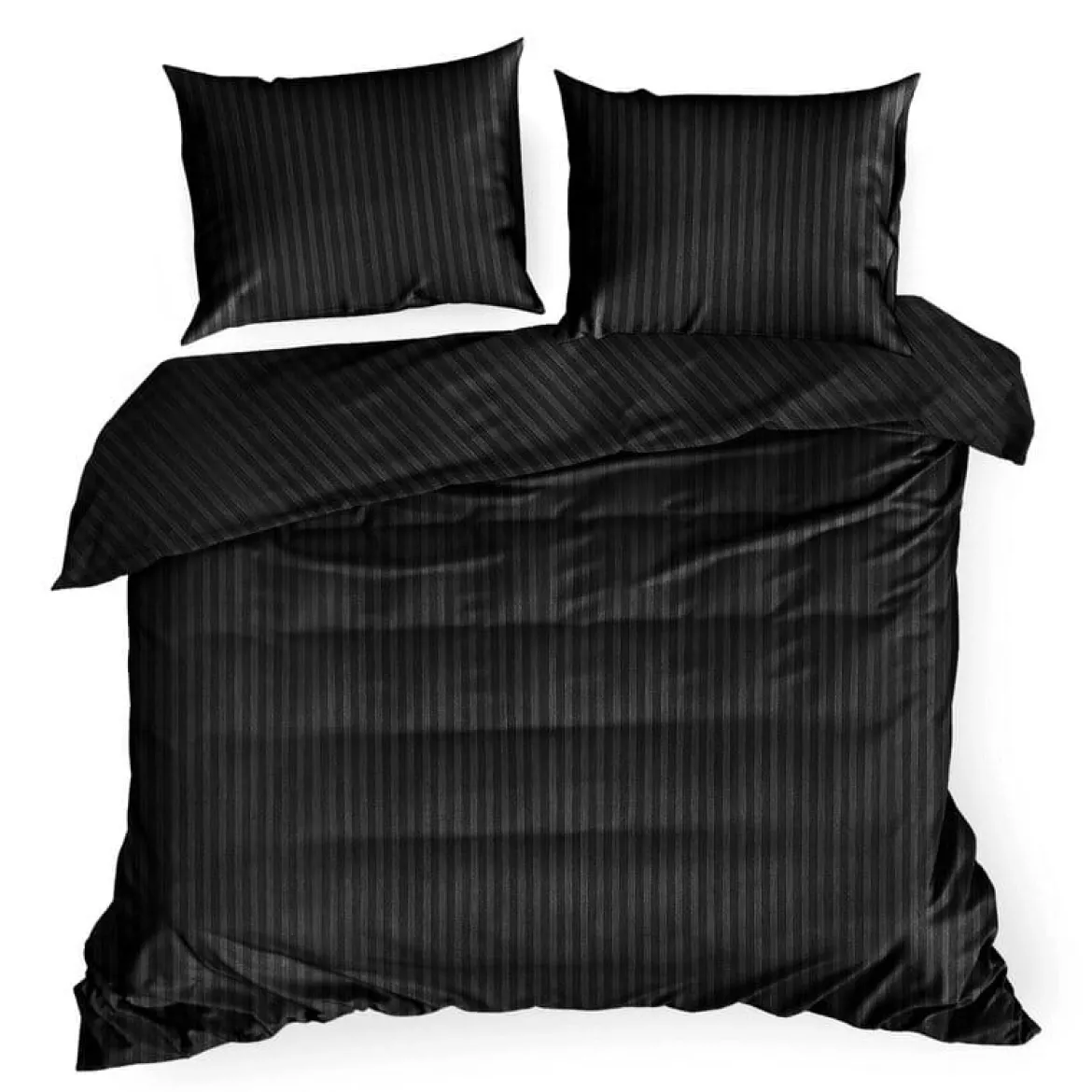 Komplet pościeli Vera z adamaszku 220x200 czarna