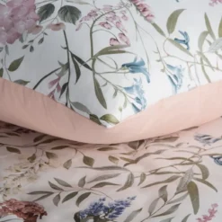 Komplet pościeli z bawełny satynowej Spring 220x200 wzór kwiatowy