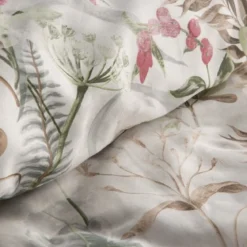 Komplet pościeli z bawełny satynowej Spring 160x200 florystyczne motywy