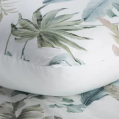 Komplet pościeli z bawełny satynowej Spring 220x200 w tropikalne liście