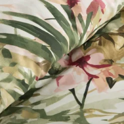 Komplet pościeli z bawełny satynowej Spring 160x200 tropikalny wzór