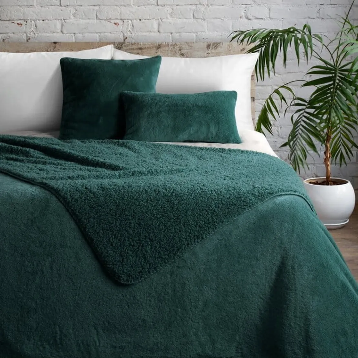 Narzuta Nina 220x240 ciemno zielona