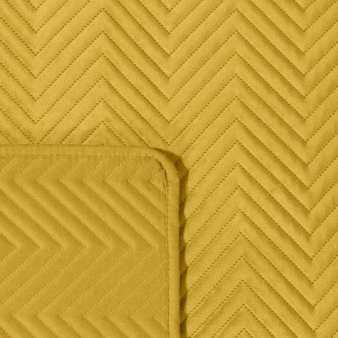Narzuta Sofia 230x260 musztardowa