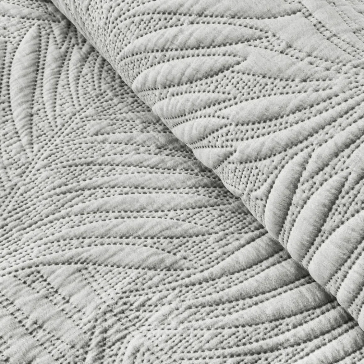 Narzuta Stone 170x210 srebrna