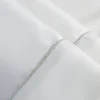 Obrus Madele 145x400 biały ze srebrną lamówką