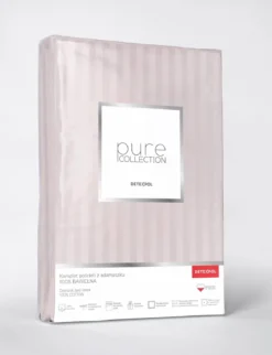 Pościel adamaszkowa Pure 220x200 pudroworóżowa