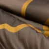 Pościel Alisma Tencel brązowo złota 160x200 Premium Eurofirany