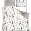 Pościel bawełna satynowa Boho 220x200 w pióra