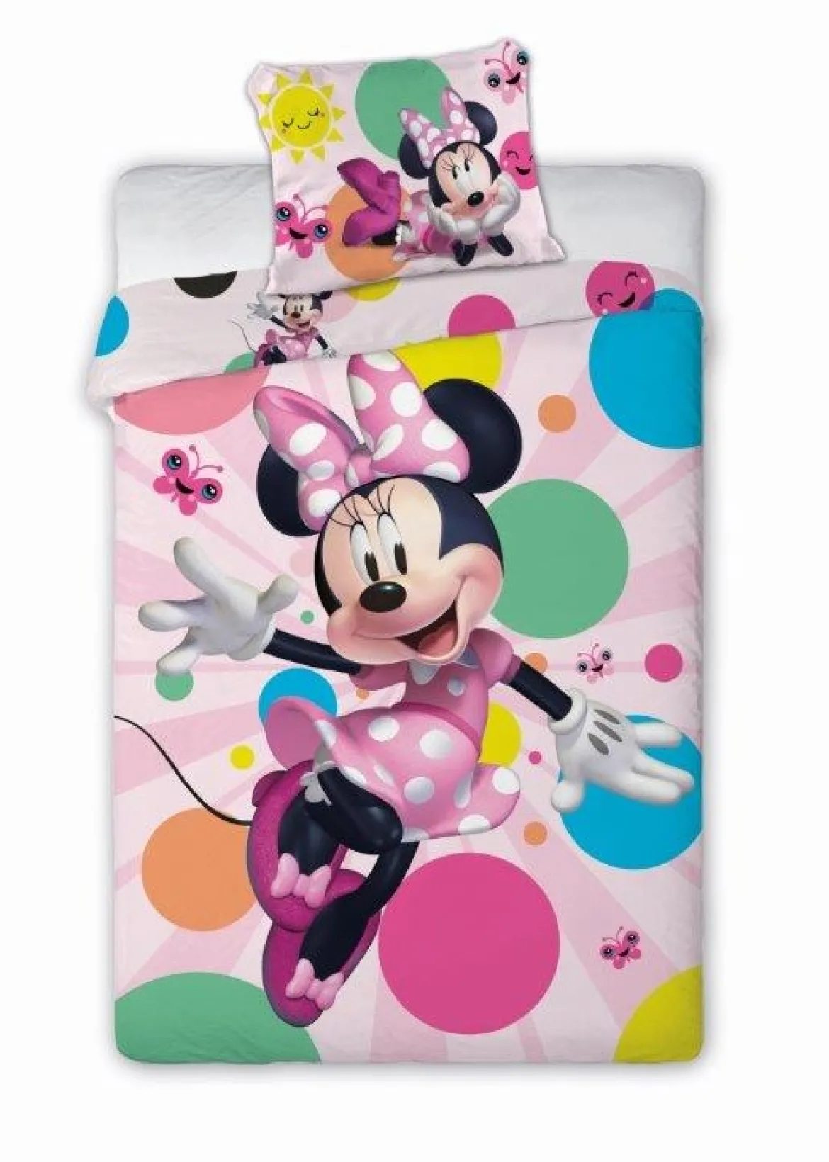 Pościel bawełniana Myszka Minnie 140x200