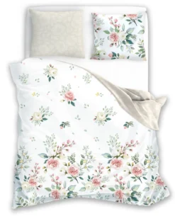Pościel bawełniana Pure Cotton 220x200 w róże