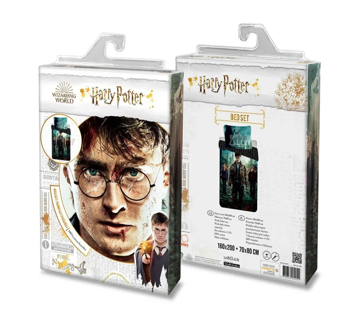Pościel bawełniana 160x200 Harry Potter