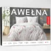 Pościel bawełniana 100% 160x200 motyw pudrowo różowych traw i kłosów