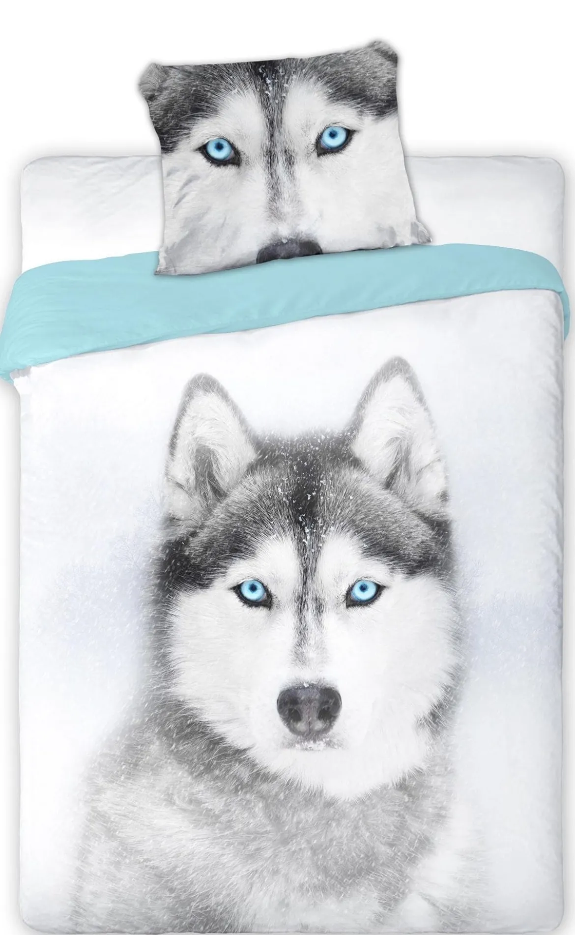 Pościel bawełniana z huskim 160x200