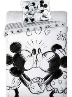Pościel bawełniana z Myszka Mickey 160x200