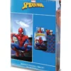 Pościel licencjonowana dziecięca bawełniana niebieska Spiderman 160x200