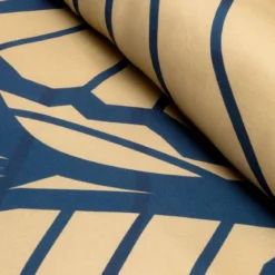 Pościel Musa Tencel granatowo beżowa 220x200 Premium Eurofirany