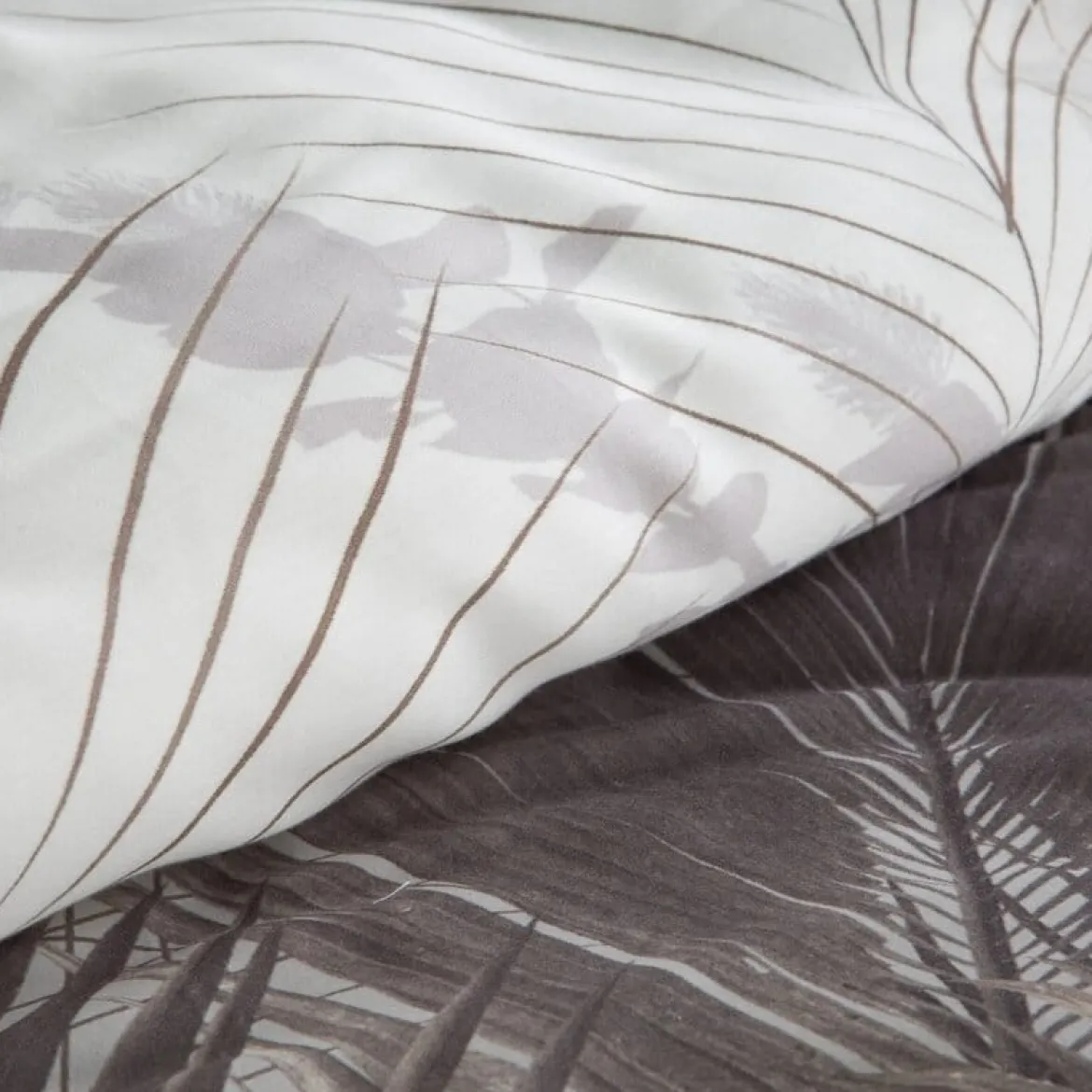Pościel Premium bawełna satynowa 160x200 Tropikalne Liście