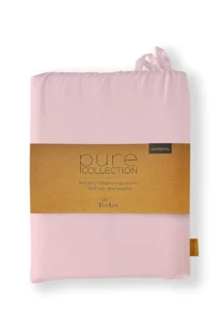 Pościel Pure Eco Line bawełniana 220x200 pudrowy róż z guziczkami