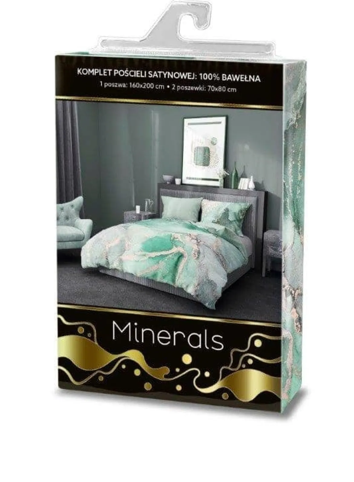 Pościel satyna bawełniana Minerals 160x200