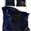 Pościel satyna bawełniana Nobile 160x200 Nocne Niebo
