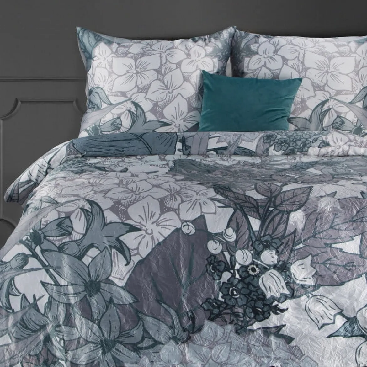 Pościel satynowa kreszowana 220x200 Premium