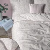 Pościel z perkalu 160x200 Różowe Drobne Kwiaty Lame Percale