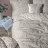 Pościel z perkalu 160x200 Różowe Kwiaty Lame Percale
