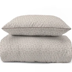Pościel z perkalu 160x200 Różowe Kwiaty Lame Percale