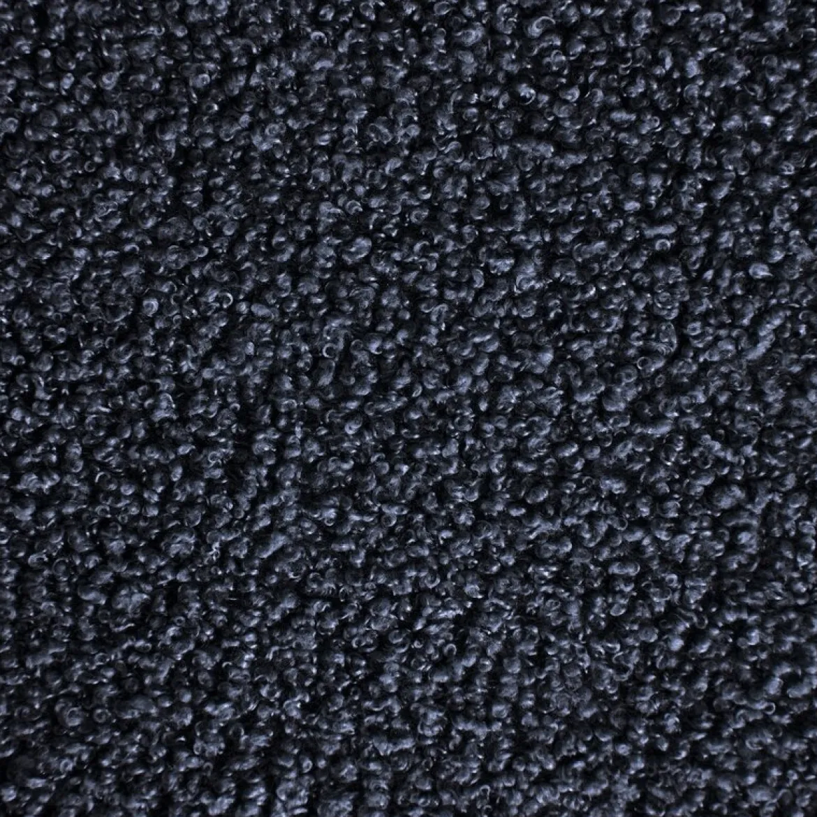Pokrowiec na krzesło struktura baranek - granatowy