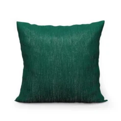 Poszewka ciemno zielona 40x40 z lurexem