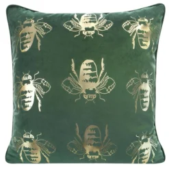 Poszewka dekoracyjna velvet Blink 45x45 ciemno zielona