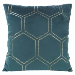 Poszewka dekoracyjna velvet Blink 45x45 ciemno turkusowa